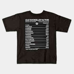 Lead Bookseller T Shirt - Lead Bookseller Factors Daily Gift Item Tee Kids T-Shirt